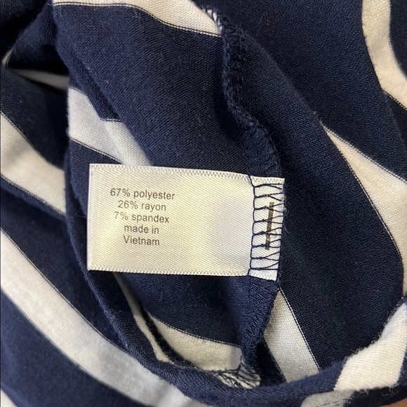 Bundle of 2 Lane Bryant Blue and White & Gray Asymmetrical High-Low Sundresses - Picture 4 of 10